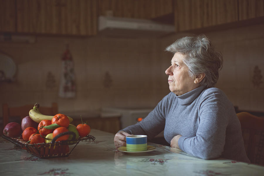 Portrait of a senior woman #3 Photograph by Thanasis Zovoilis