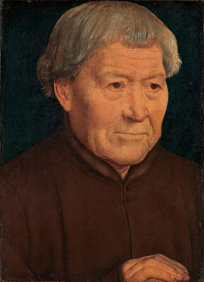 Portrait of an Old Man #4 Painting by Hans Memling