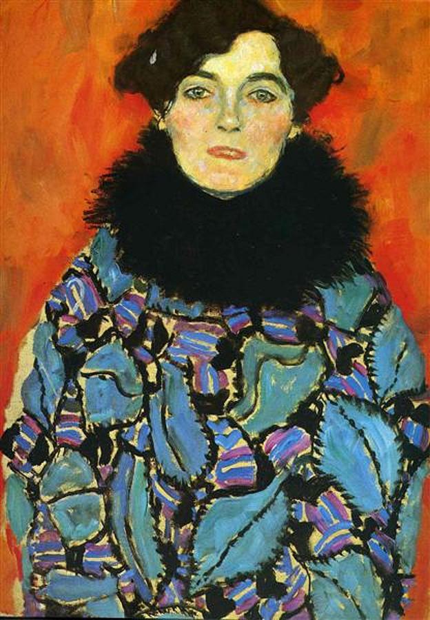 Gustav Klimt Painting - Portrait of Johanna Staude #4 by Gustav Klimt