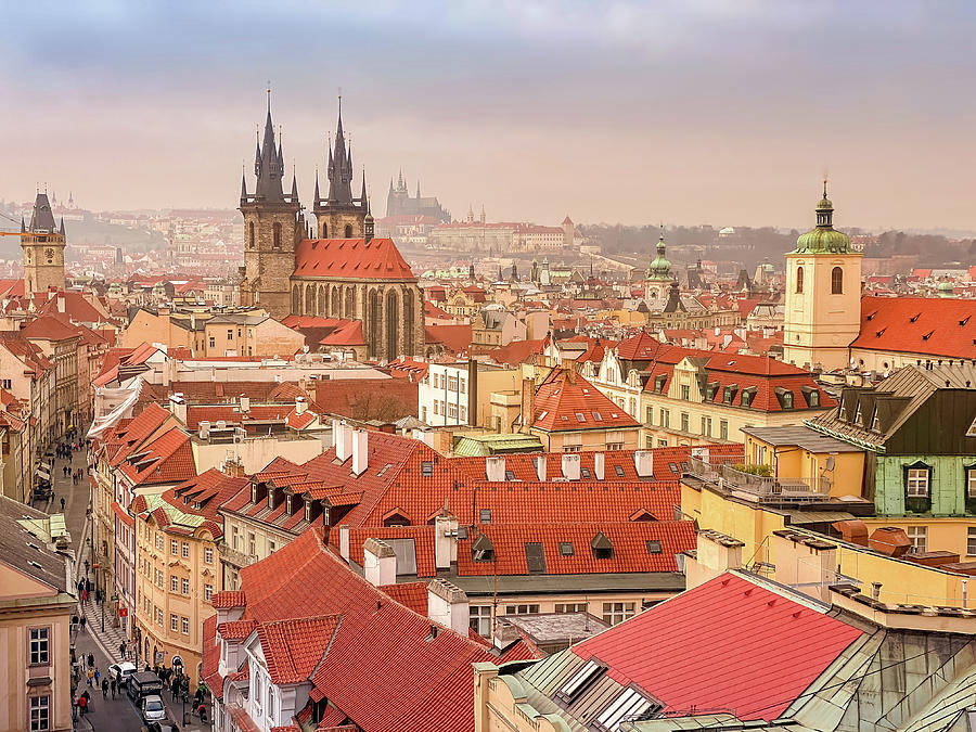 Prague from above Photograph by Pavel Rezac | Fine Art America