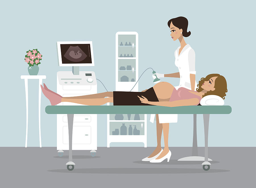 Pregnancy ultrasound screening #3 Drawing by Askmenow