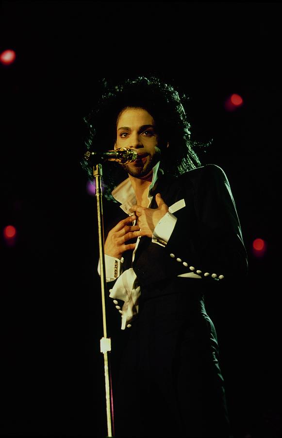 Prince Musician Photograph - Prince On Stage #4 by Dmi
