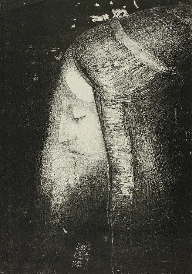 Profile of Light #3 Relief by Odilon Redon
