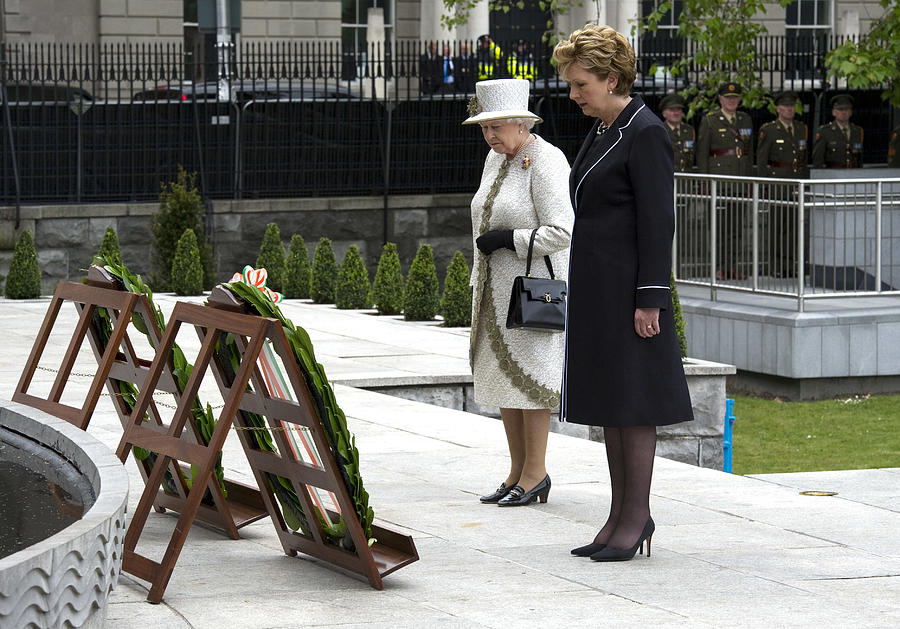 Queen Elizabeth IIs Historic Visit To Ireland - Day One Photograph by Pool Queen Elizabeth IIs Historic Visit To Ireland - Day One Photograph by Pool