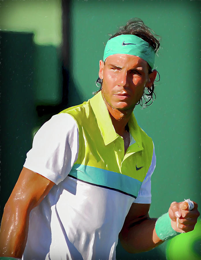 Rafael Nadal #3 Photograph by Lou Novick