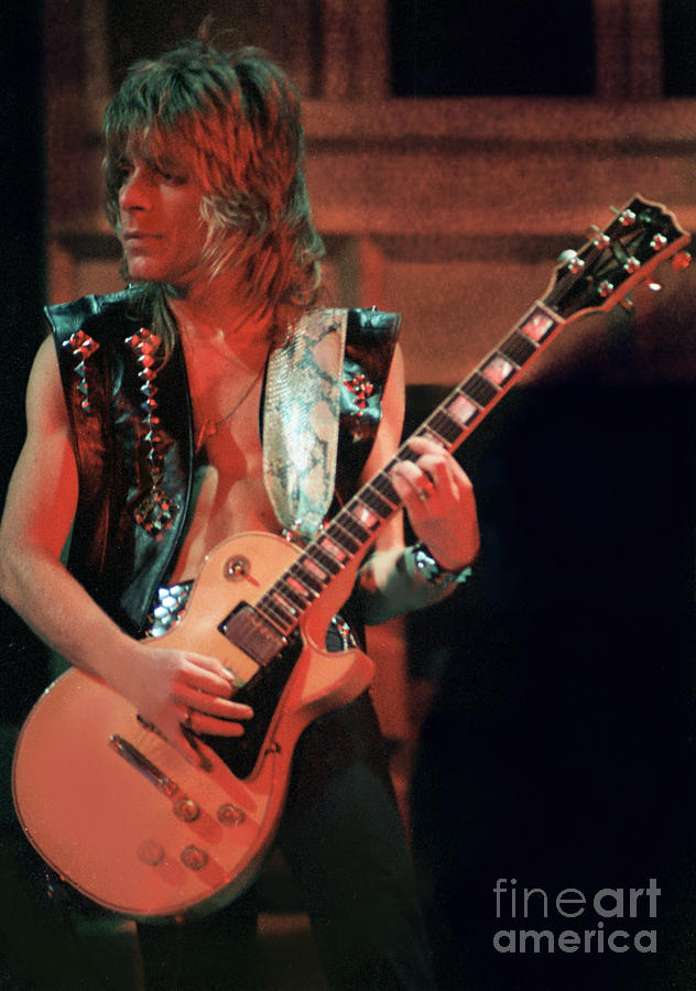 Randy Rhoads at The Cow Palace in San Francisco - 1st Concert of The Diary Tour #2 Photograph by Daniel Larsen