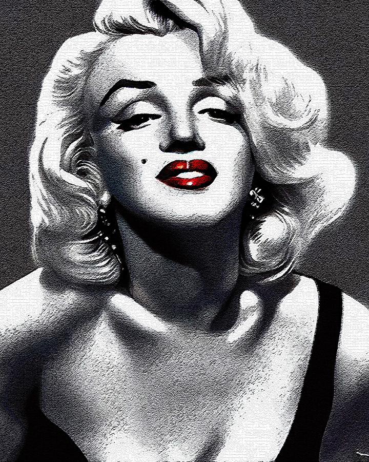 Realistic Portrait Of Marilyn Monroe Digital Art by Edgar Dorice - Fine ...