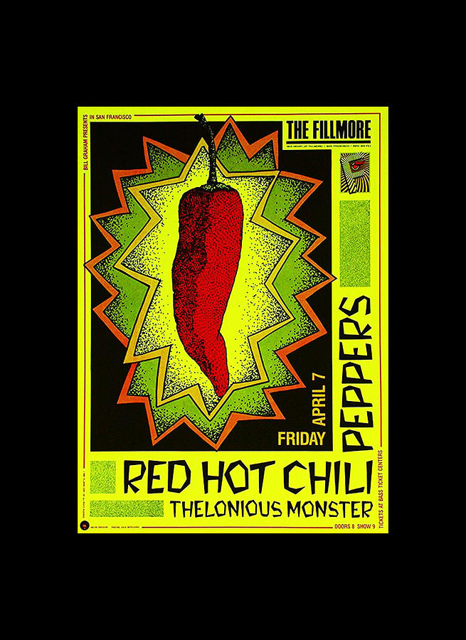 Red Hot Chili Peppers #3 Digital Art by Theodore Posselow - Fine Art ...