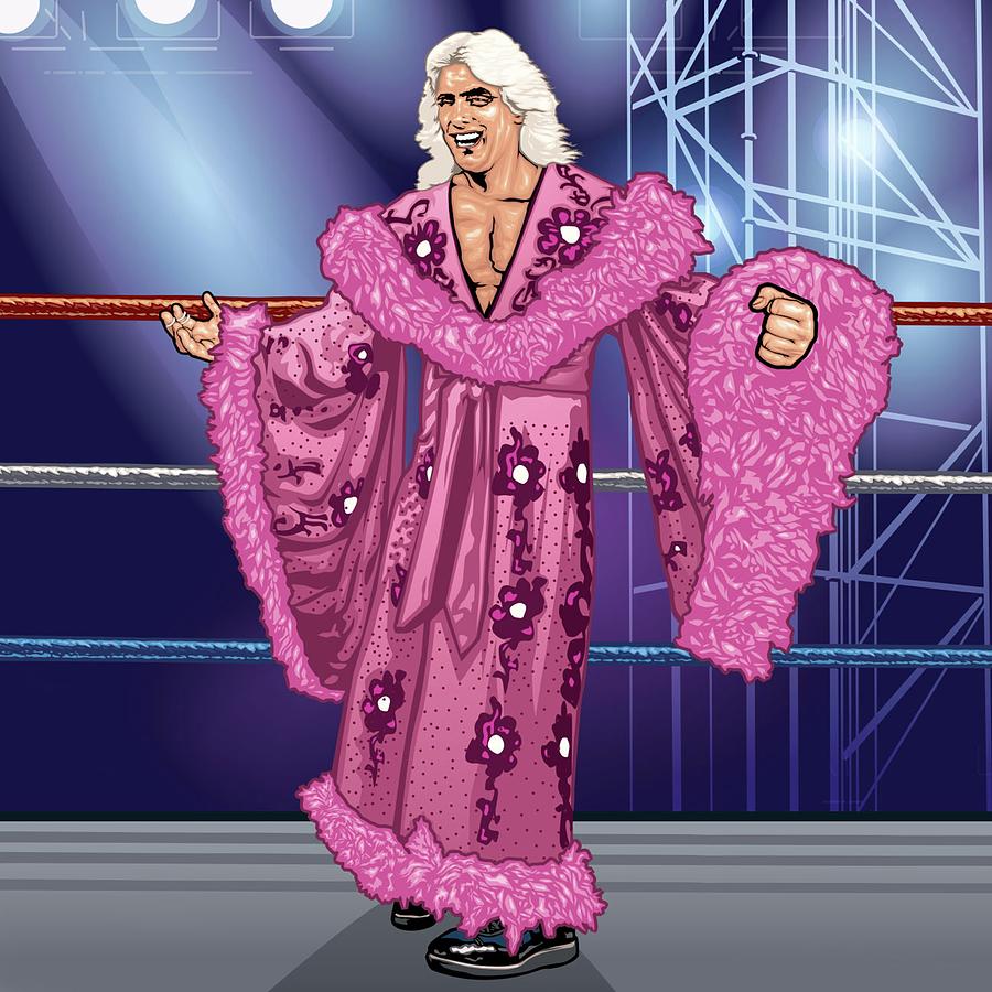 Ric Flair The Nature Boy Digital Art by Michael Stout