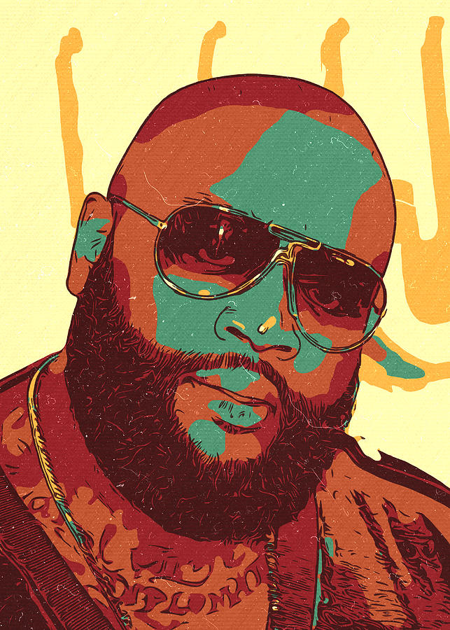 Rick Ross Artwork Painting by New Art