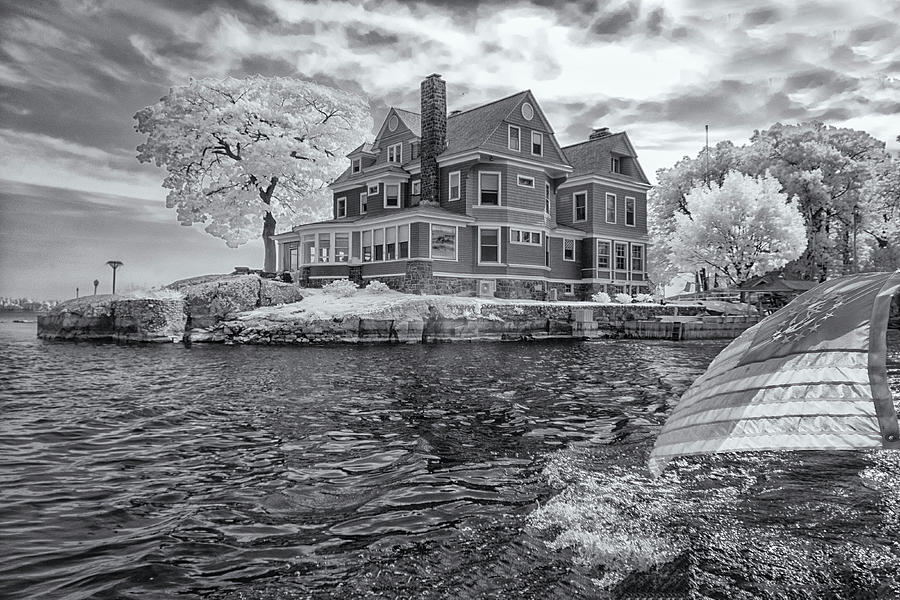 River House  IN Black And White #3 Photograph by Tom Singleton