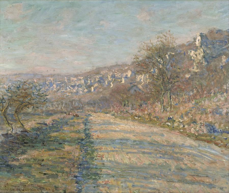 Claude Monet Painting - Road of La Roche Guyon  #3 by Claude Monet