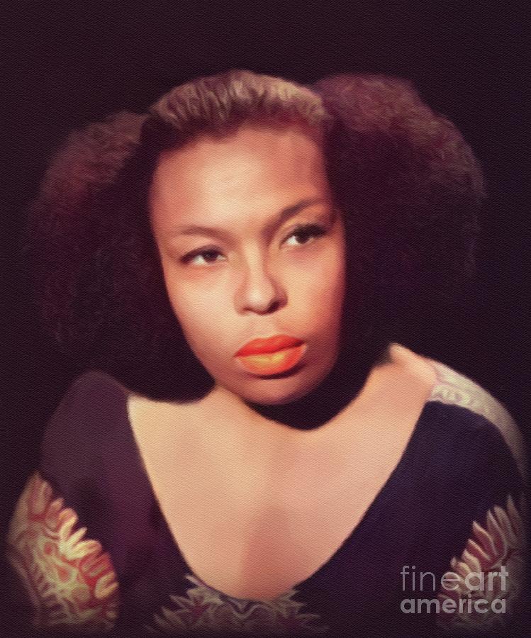 Roberta Flack, Music Legend Painting by Esoterica Art Agency - Fine Art ...