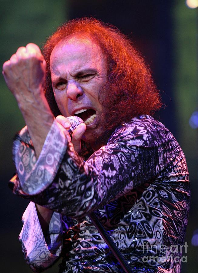 Ronnie James Dio Heaven And Hell Photograph By Concert Photos Fine Art America 