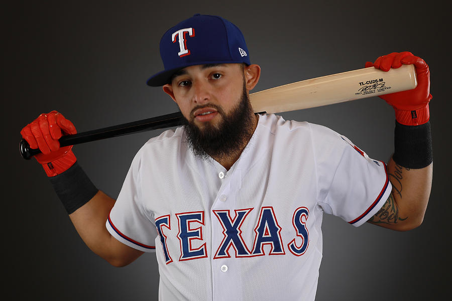 Rougned Odor #3 Photograph by Gregory Shamus