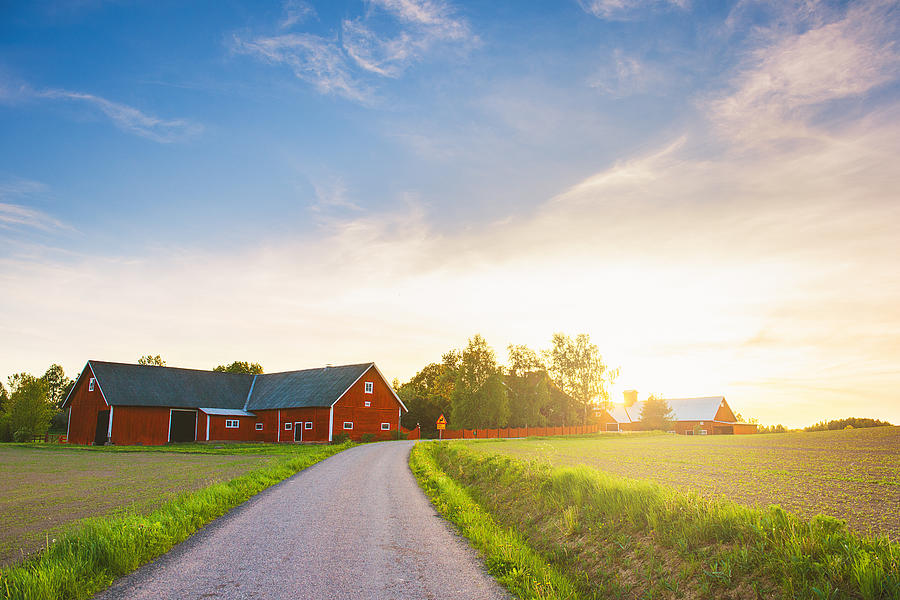 Rural scene in Sweden #3 Photograph by Knape