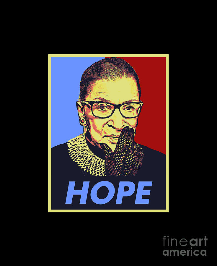 Ruth Bader Ginsburg Digital Art By Collin Afro