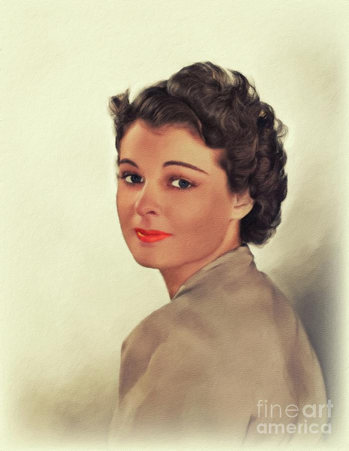 Ruth Hussey, Vintage Actress #3 Painting By Esoterica Art Agency - Pixels