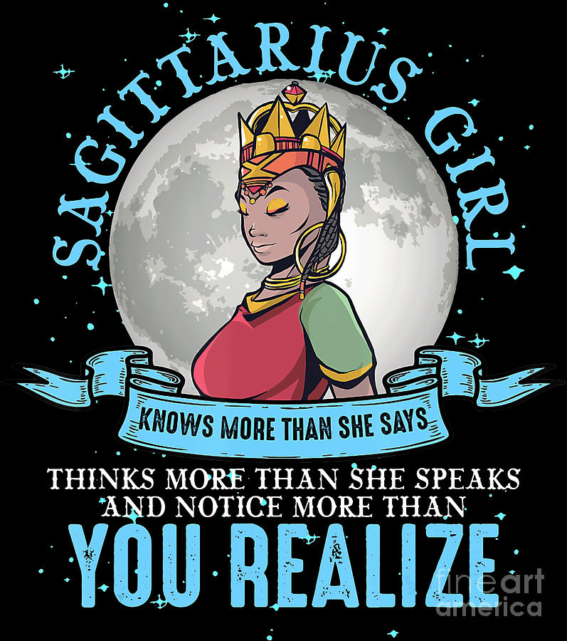 Sagittarius Girl PNG Printable, Zodiac Birthday Png, December Girl Png ...