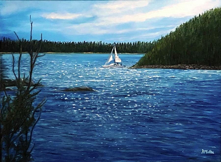 Sailing #2 Painting by Donna Muller