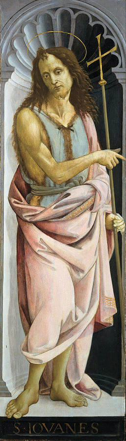 Saint John the Baptist Painting by Bartolomeo di Giovanni