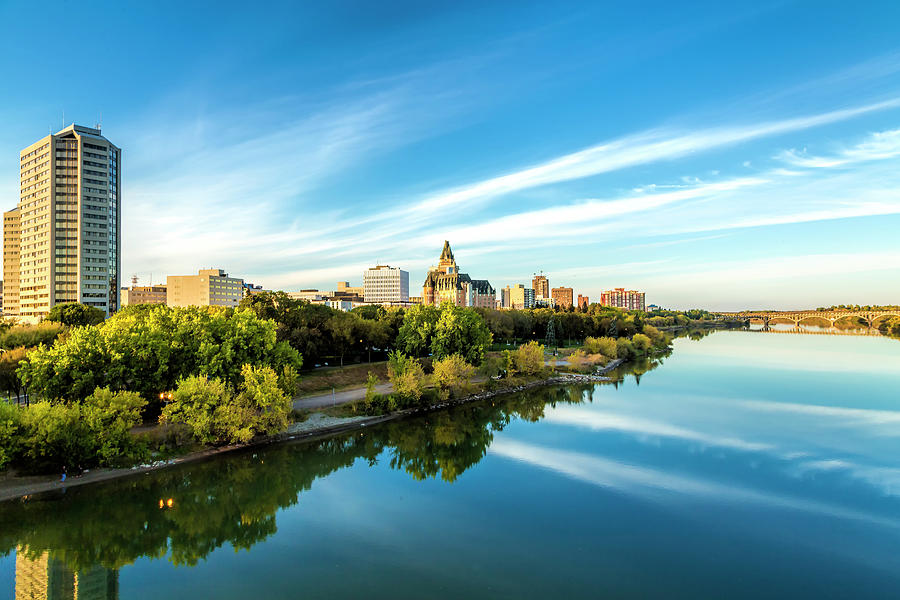 Saskatoon Skyline Photograph by Scott Prokop - Fine Art America