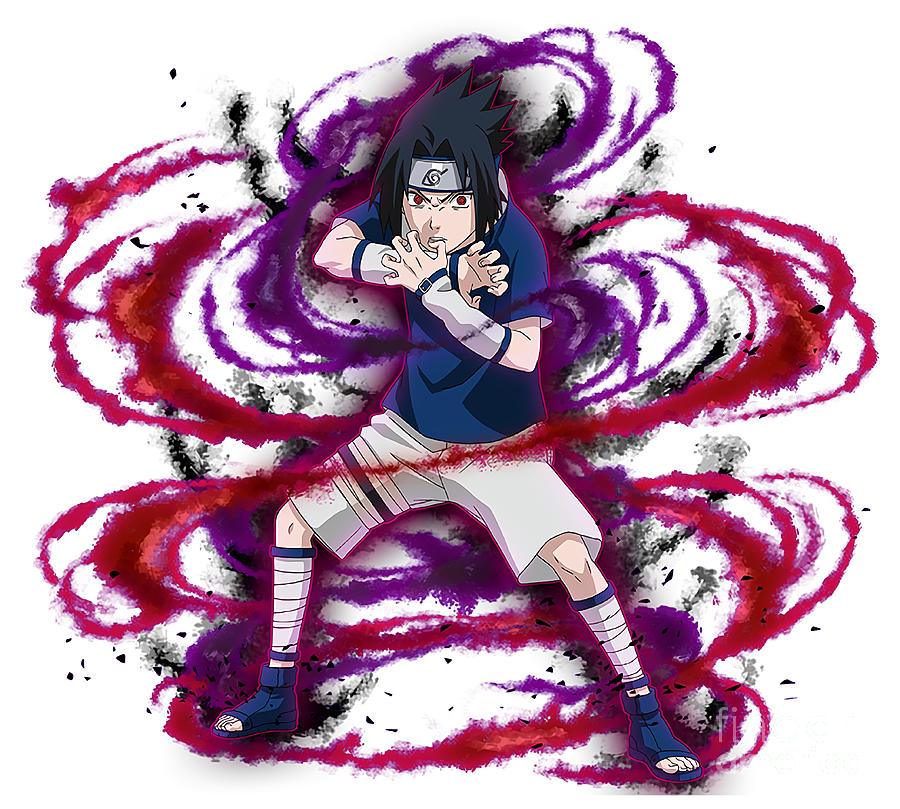 Sasuke Digital Art by Shierra Simmon - Pixels