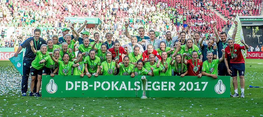 SC Sand v VfL Wolfsburg - Womens DFB Cup Final 2017 #3 Photograph by Oliver Kremer at Pixolli Studios