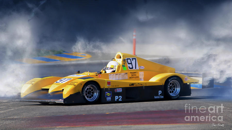 SCCA P2 Prototype Race Car #3 Photograph by Dave Koontz
