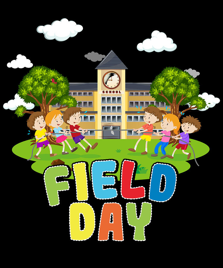 School Field Day #3 Digital Art by Flippin Sweet Gear