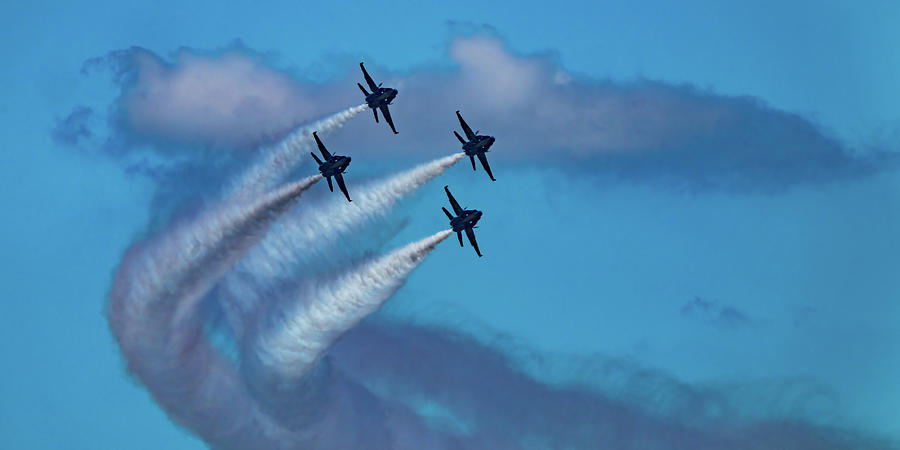 Sea Fair Blue Angels #3 Photograph by Tommy Farnsworth
