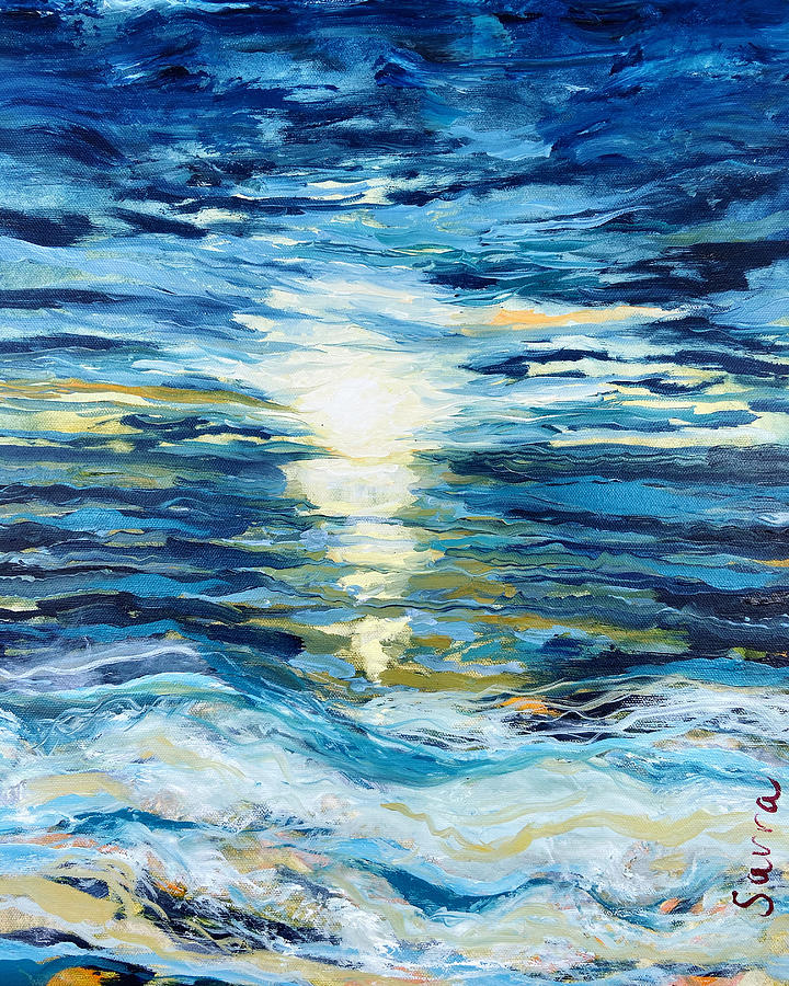 Sea Painting by Katie Sarra - Fine Art America