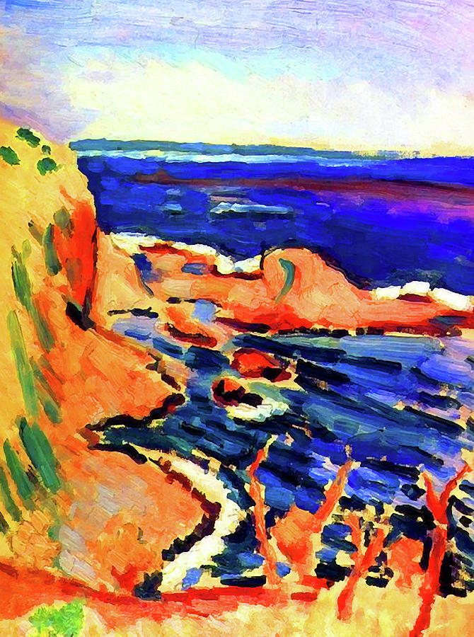 Seascape Painting by Henri Matisse - Pixels