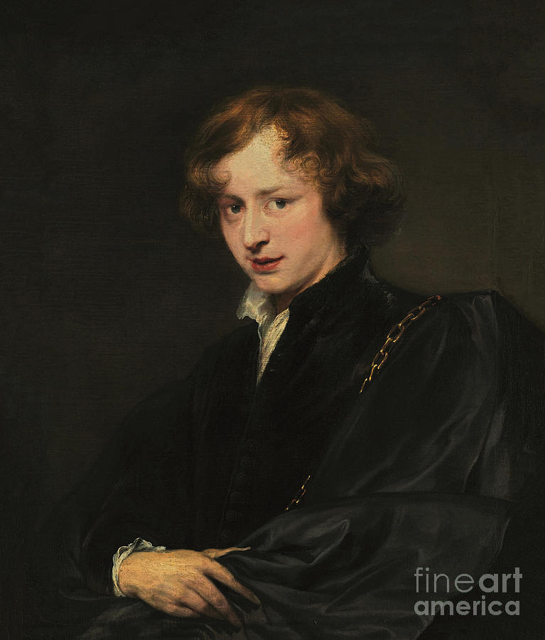Self-Portrait #3 Painting by Sir Anthony van Dyck