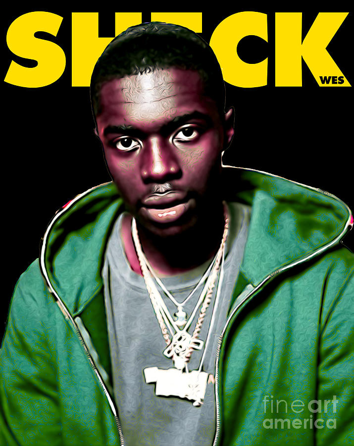 Sheck Wes Digital Art by Gisla Fredi - Fine Art America