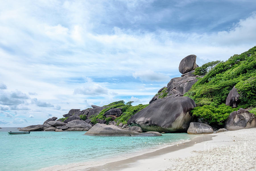 Similan bay sailing rock island Photograph by Thanayu Jongwattanasilkul ...