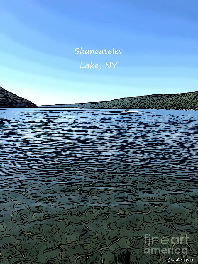 Skaneateles Lake Digital Art - Skaneateles Lake, NY #3 by Lorraine Sanderson