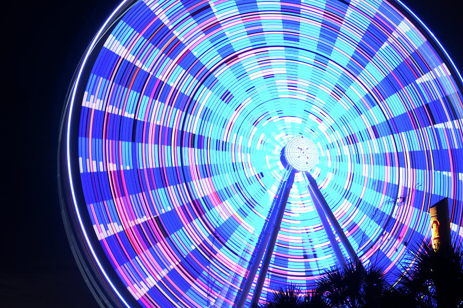 Skywheel at Myrtle Beach #3 Photograph by Dave Guy