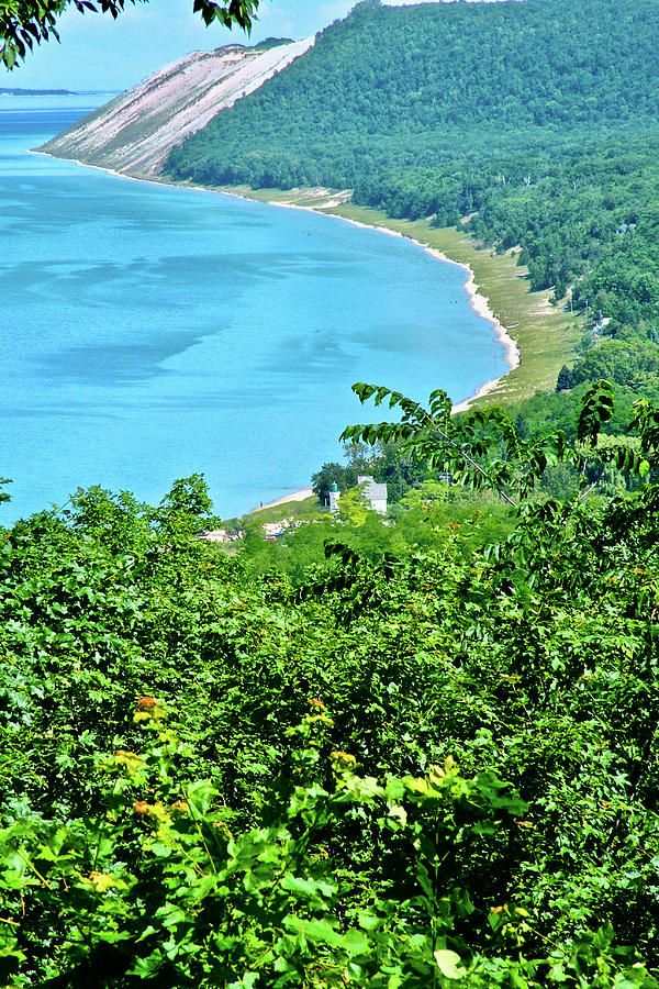 Sleeping Bear Dunes from Empire Bluffs Trail in Sleeping Bear Dunes National Lakeshore, Michigan #3 Photograph by Ruth Hager