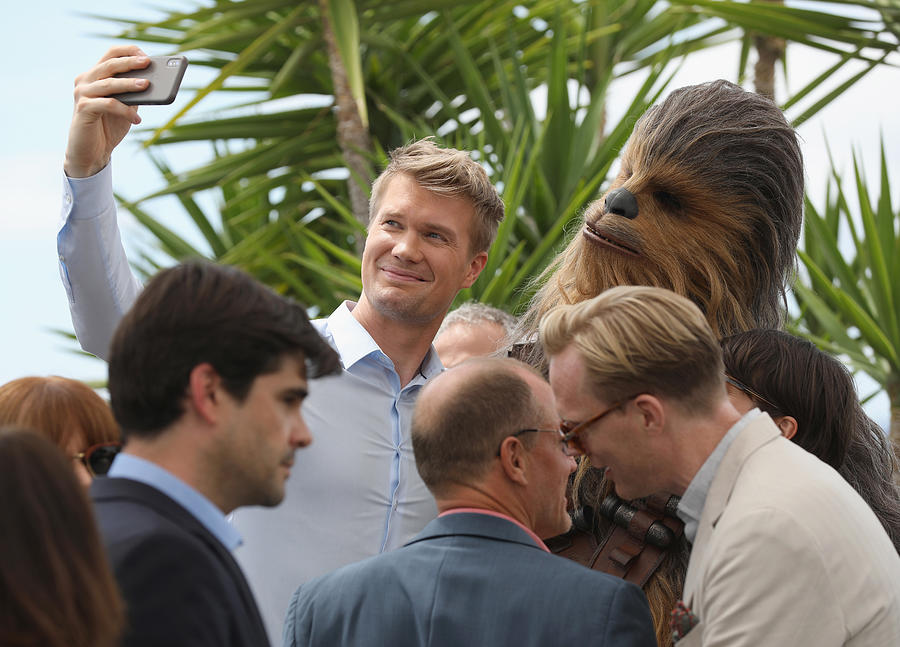 Solo:  A Star Wars Story Photocall - The 71st Annual Cannes Film Festival #3 Photograph by Tristan Fewings