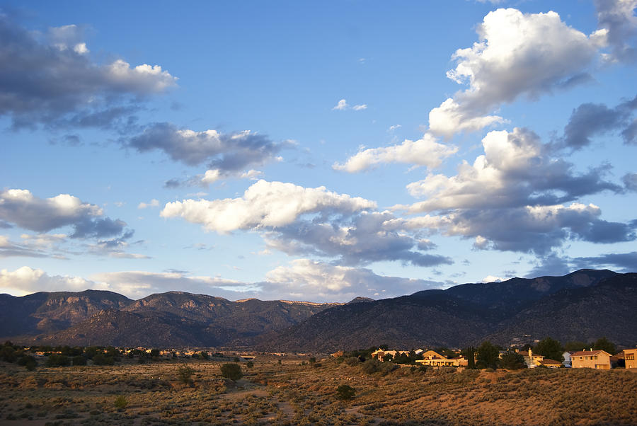 Southwestern Landscape with Sandia Mountains #3 Photograph by Ivanastar