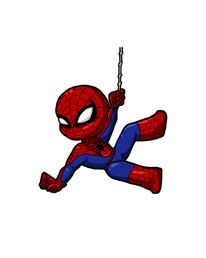 cute cartoon spiderman