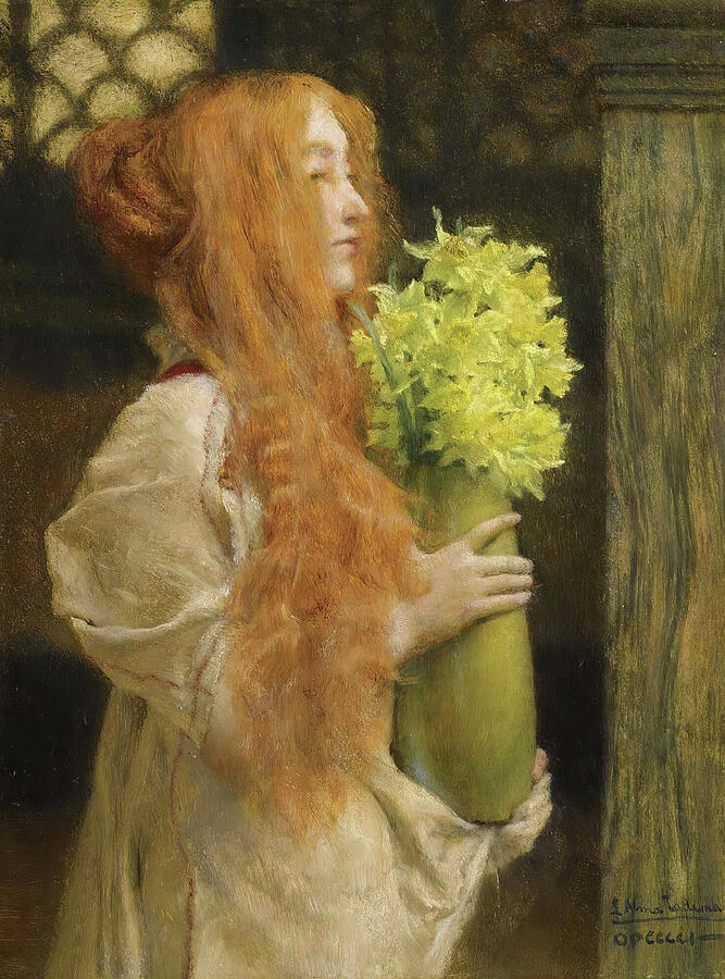 Spring Flowers #3 Painting by Lawrence Alma-Tadema