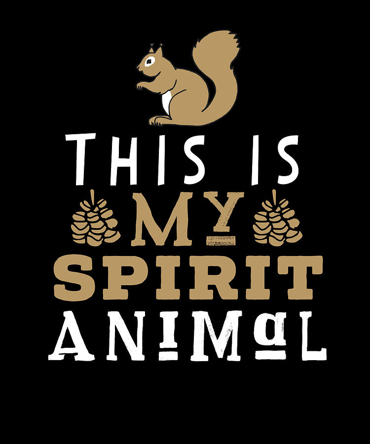Squirrel Spirit Animal Digital Art by Manuel Schmucker - Pixels