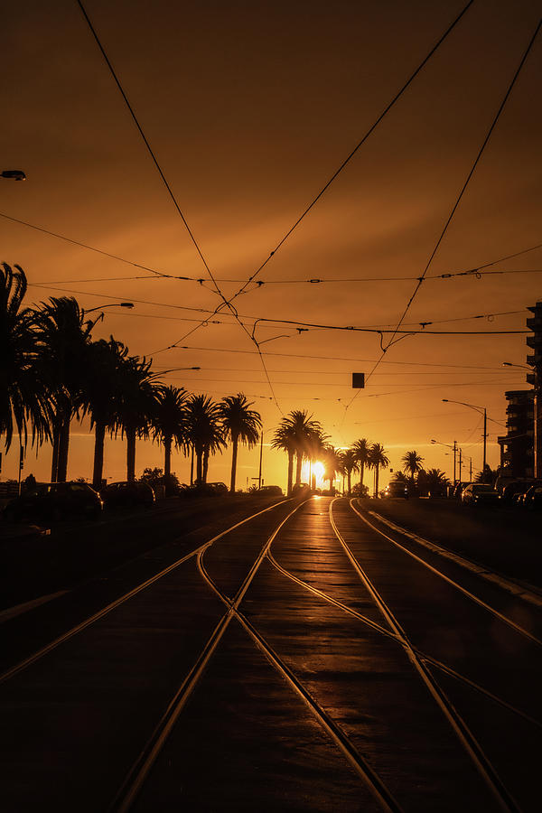 St Kilda Sunset  #3 Photograph by Leigh Henningham