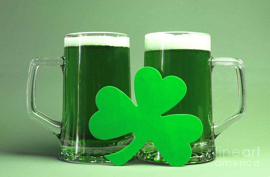 St Patricks Day Still Life #3 Photograph by Milleflore Images