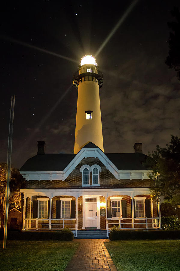 St. Simons Island Light, Georgia #3 Photograph by Dawna Moore Photography
