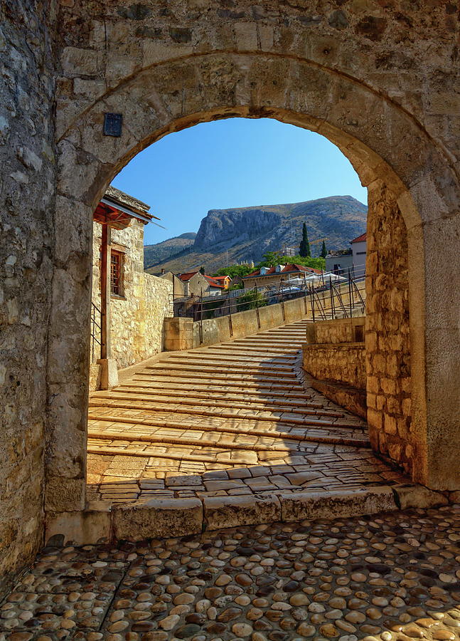 Stari Most, old bridge, Mostar, Bosnia and Herzegovina #3 Photograph by Elenarts - Elena Duvernay photo