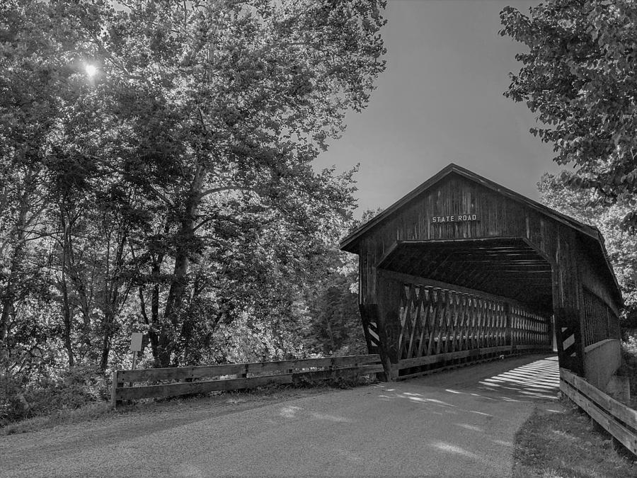 State Road Covered Bridge #3 Photograph by Brad Nellis
