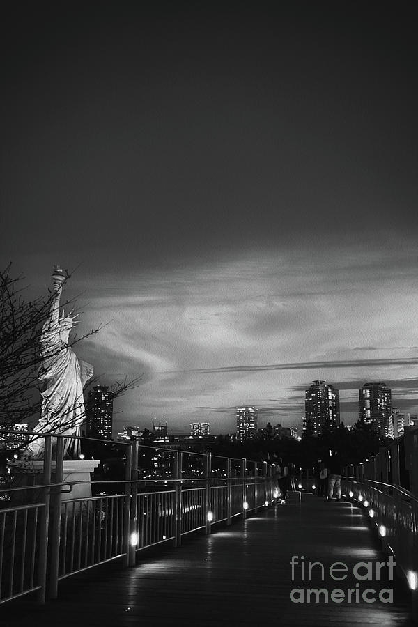 Statue of Liberty, Odaiba,Japan #3 Photograph by Kiran Joshi